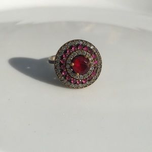 Vintage Ruby ring from Turkey size 8